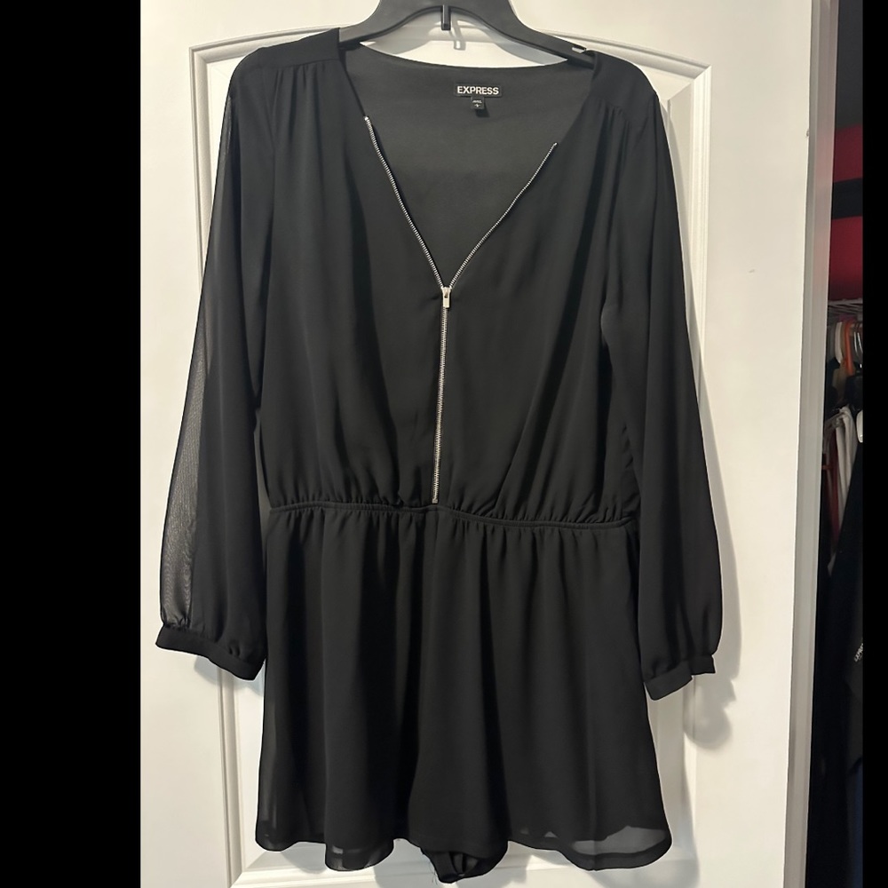 Black Express Romper